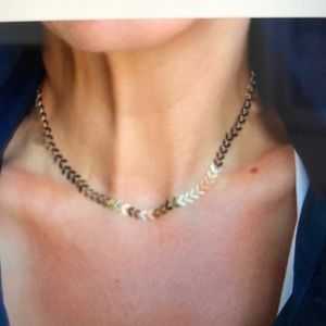 Brand New-Chevron Necklace